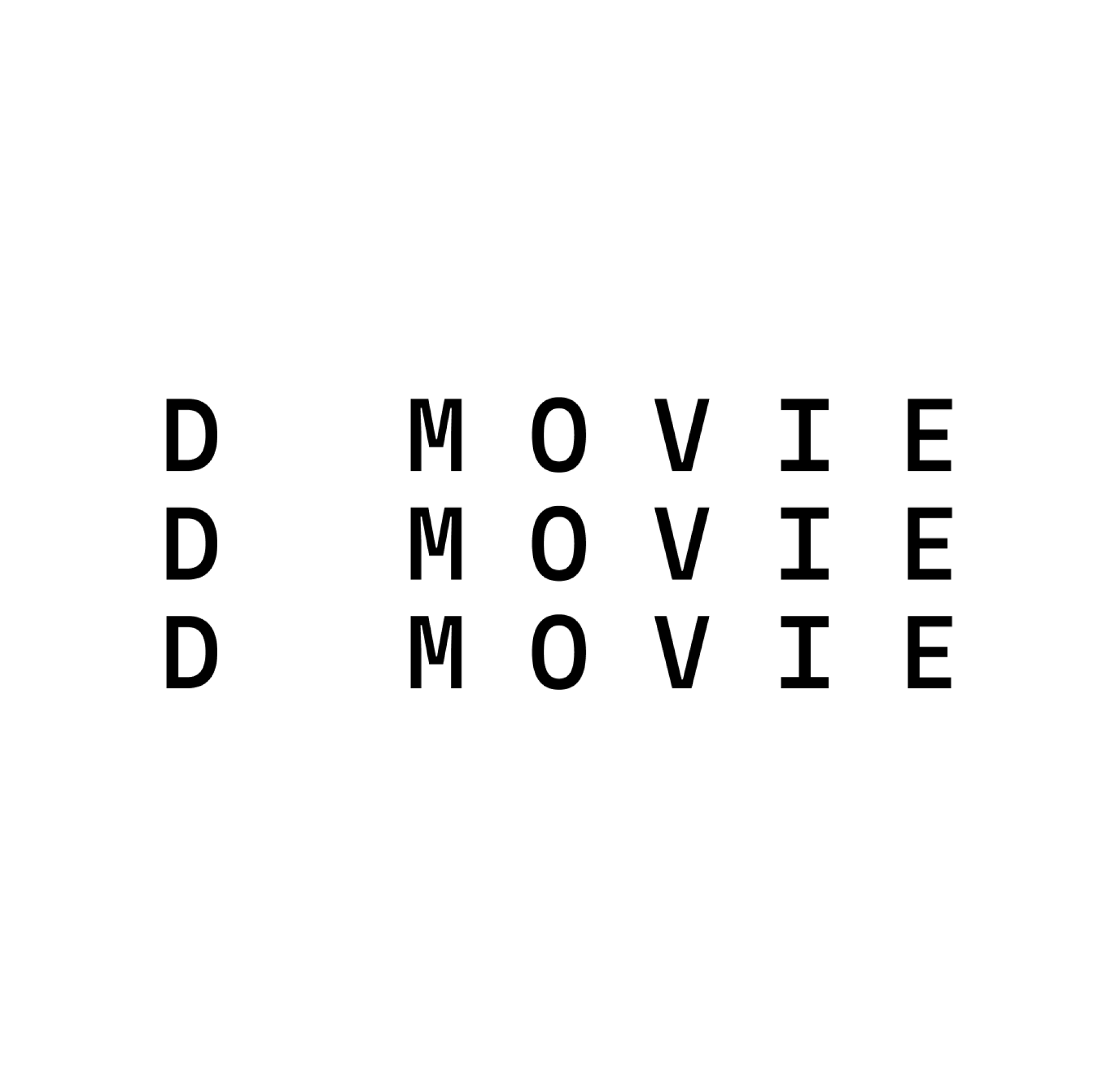 Rebus picture puzzle for the phrase: 3D Movie